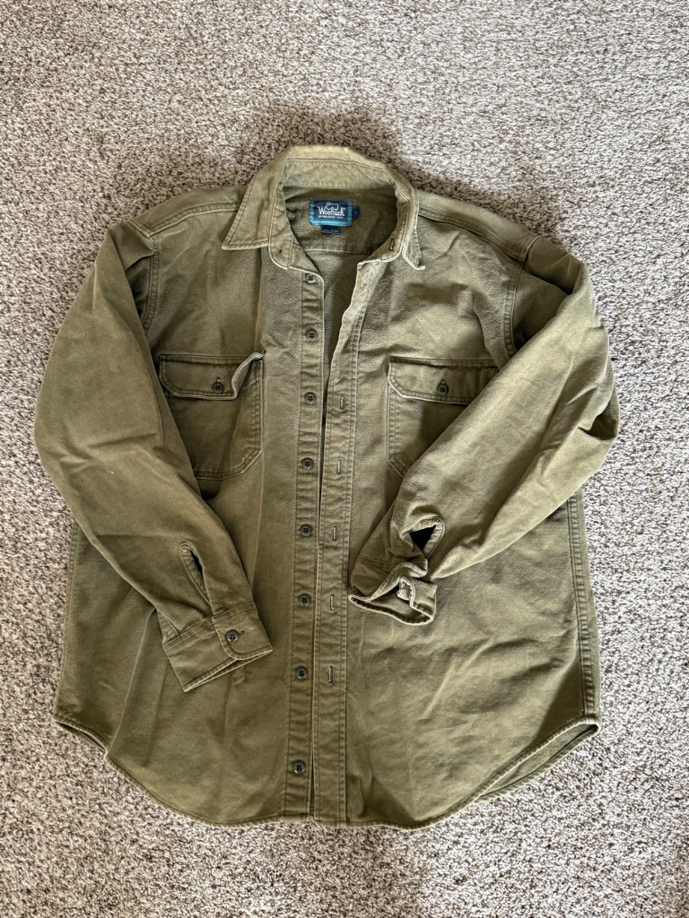 Men's Olive Green Canvas Jacket